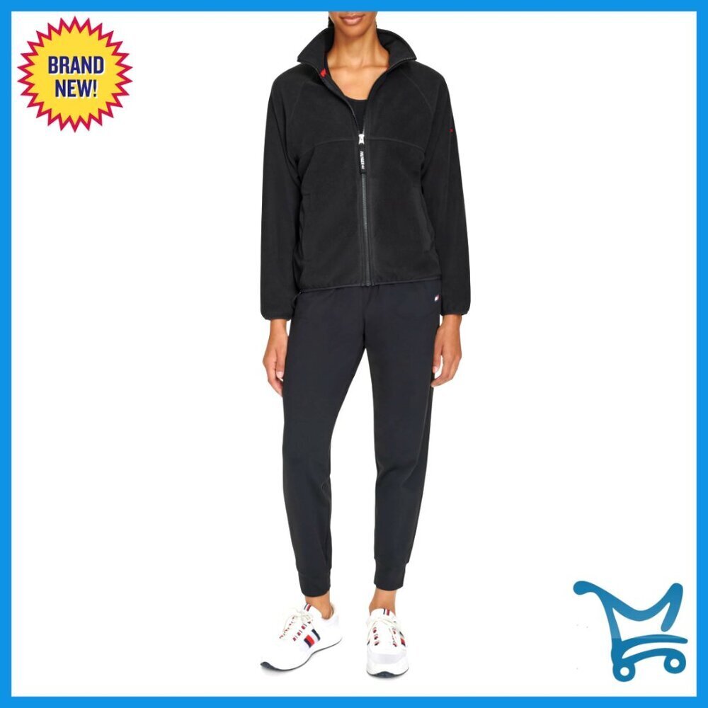 Full Zip Polar Fleece Jacket Stand Collar Raglan Sleeves Cozy Sport Essential